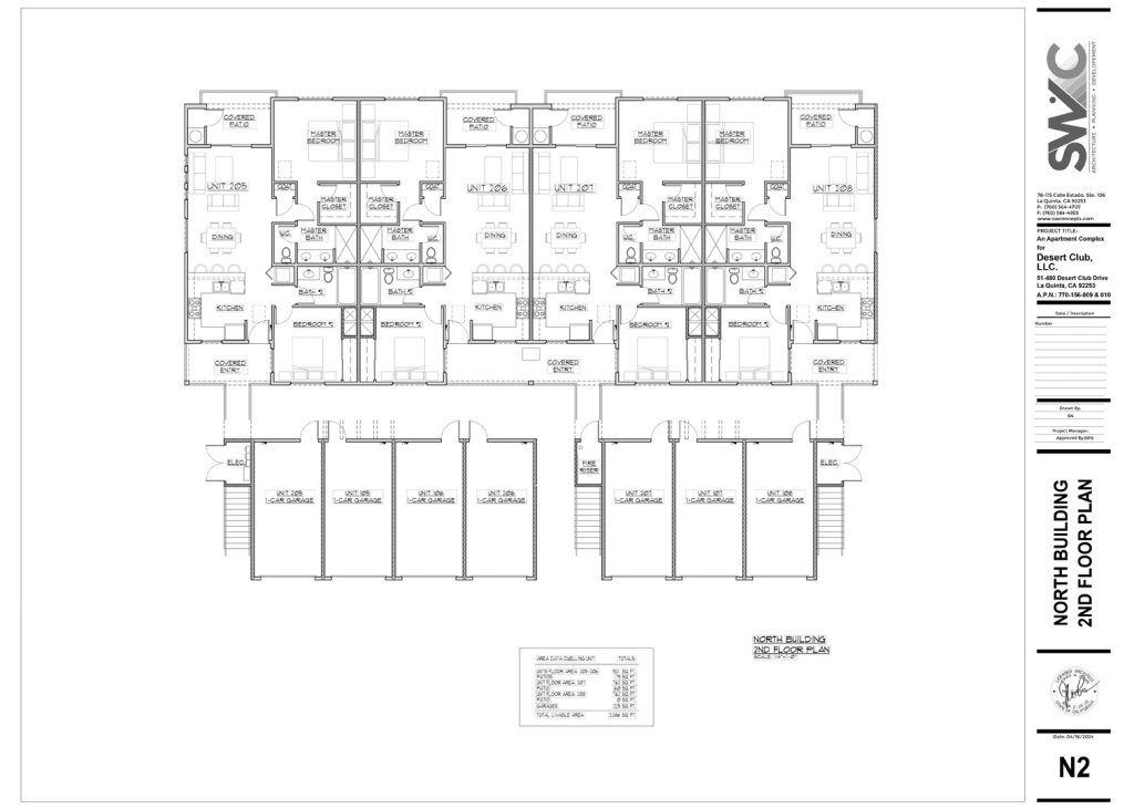 Barcelona Apartments North Building (2nd Floorplan)