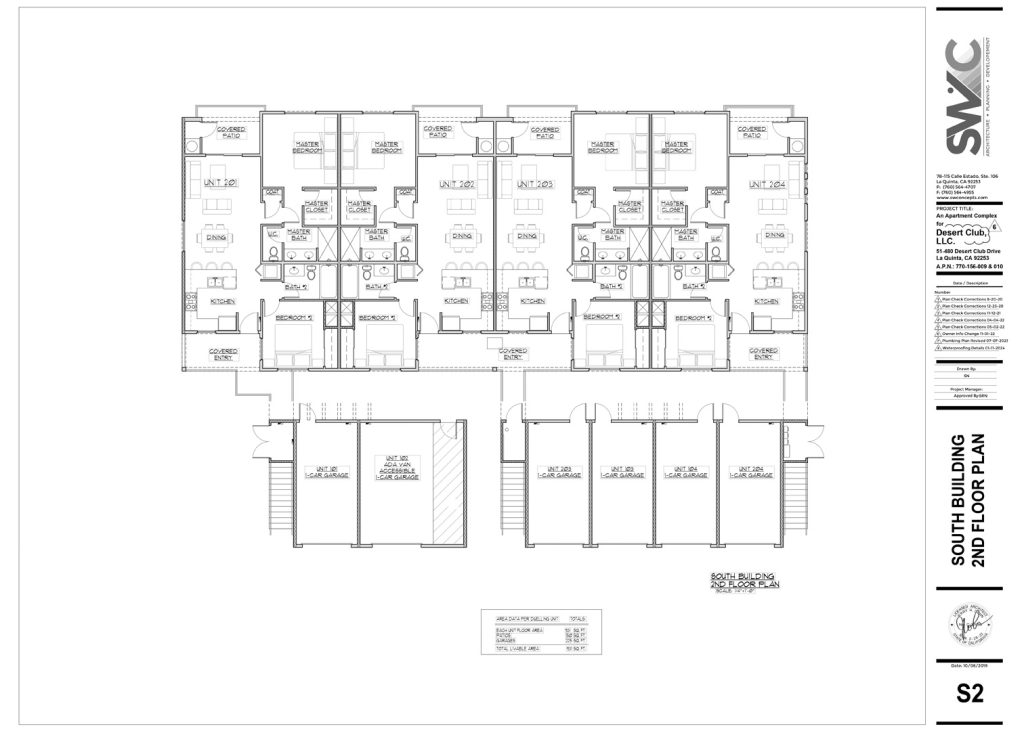 Barcelona Apartments South Building (2nd Floorplan)